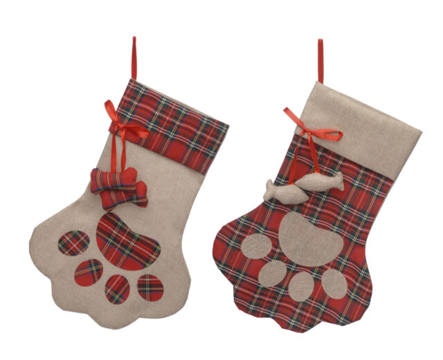 Tartan Pet Stockings – Cats:Dogs Image